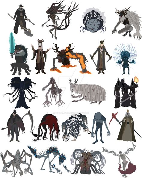 Bloodborne bosses by DigitalCleo on DeviantArt