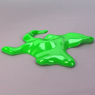 3d fbx slime blob