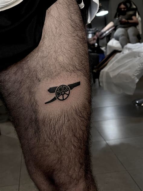 Arsenal cannon tattoo : r/ArsenalFC