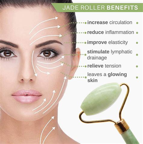 JADE ROLLER BENEFITS : Reduce dark circles and puffiness under eyes, Improve skin and health ...