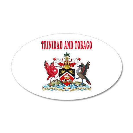 Trinidad and Tobago Coat Of Arms Designs Wall Decal by majortees