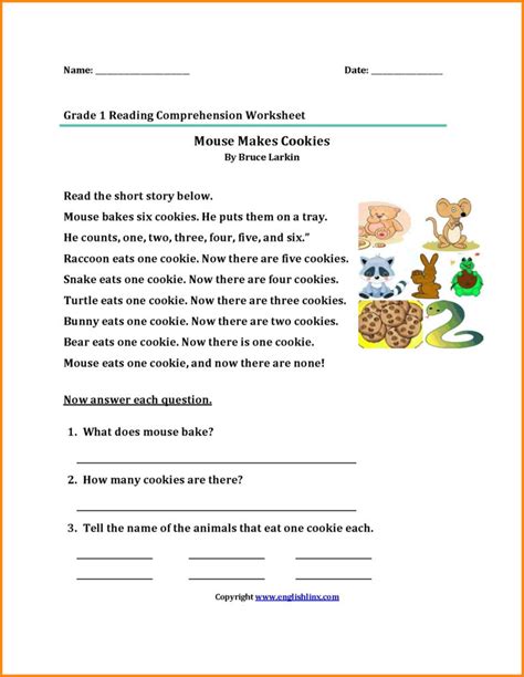 Second Grade Reading Comprehension Worksheets — db-excel.com