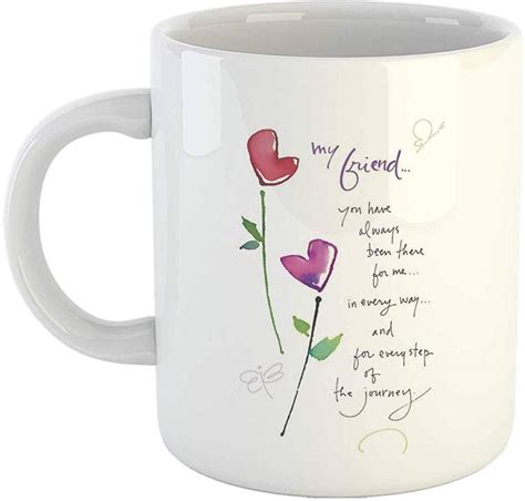 iKraft Best Friends Tea Cup - Friend Gift - Inspirational Quote 11 oz ...