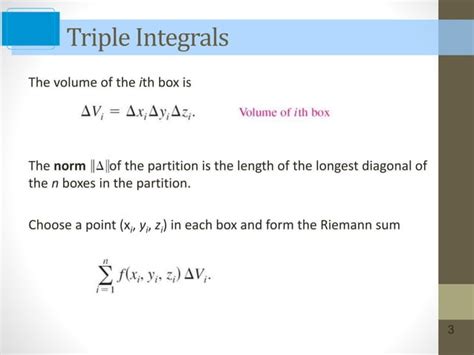 Triple integrals and applications | PPT