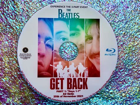 The Beatles GET BACK Blu-ray three part documentary 3 Blu-Ray Set REGION FREE plus EXCLUSIVE ...