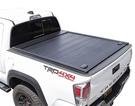 Buy Syneticusa Retractable Hard Tonneau Cover Fits 2016-2024 Toyota Tacoma 5' (60") Truck Bed ...