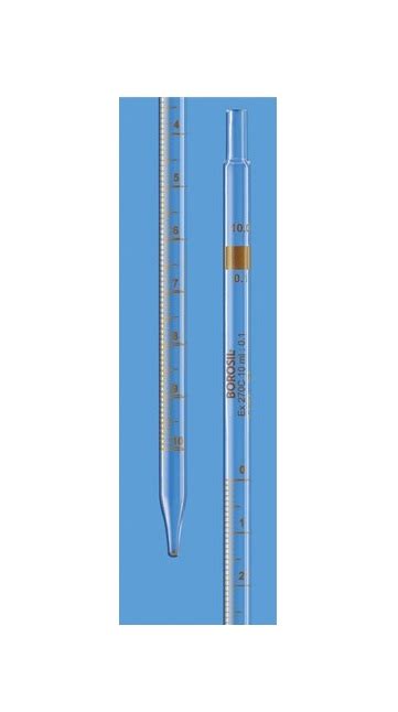 Borosil Mohr Pipette Class A, with Individual Calibration Certificate ...