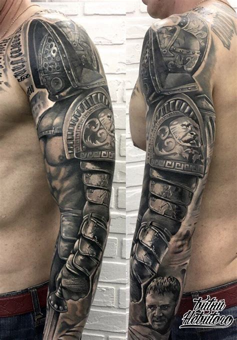 armor sleeve tattoo designs - Geraldo Haines