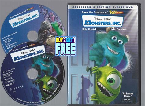 Monsters Inc Dvd Cover 2022