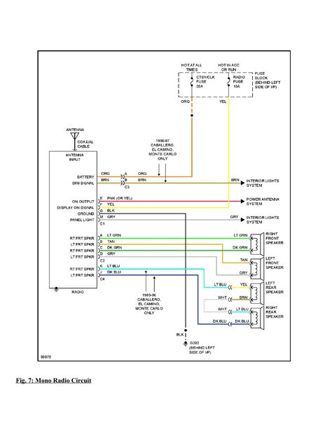 1987 Monte Carlo Ss Wiring Diagram