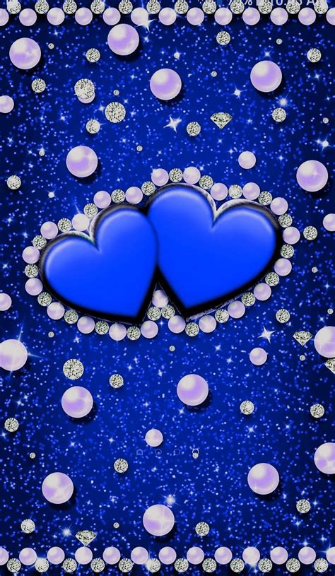 🔥 Download Hayz420 On Blue Heart Wallpaper Glitter Phone by @jillt65 ...