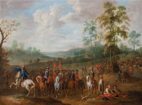 Jan Wyck | APPROACH TO THE BATTLE OF THE BOYNE OIL PAINTING (17th ...