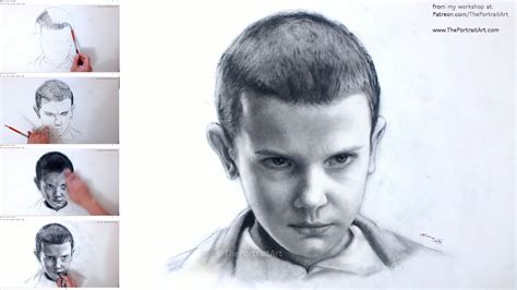 Eleven Stranger Things Drawing Easy Step By Step - Smithcoreview