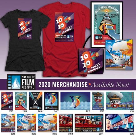 Get your merch now for the 8th Annual Annapolis Film Festival 2020 Art ...