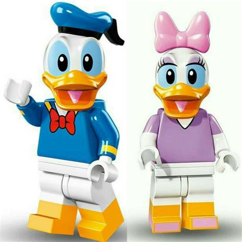 Donald and Daisy Duck LEGO Minifigures | Lego minifigures, Disney, Lego