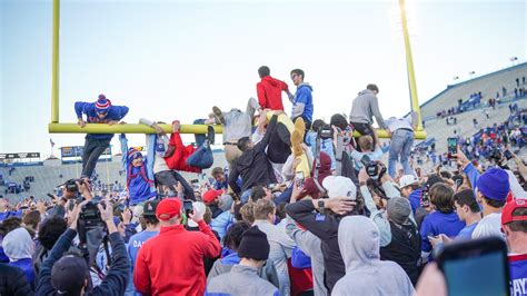 Kansas upsets Oklahoma State to become bowl eligible