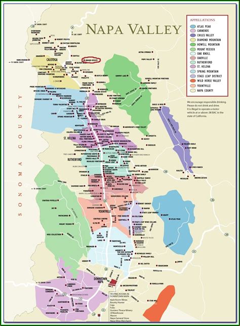 Map Of Northern California Wineries - Map : Resume Examples #xM8pQjX1Y9