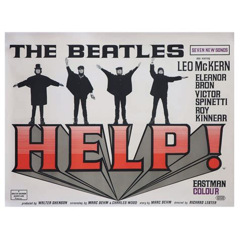 Help! The Beatles Original UK Film Poster, 1965 at 1stDibs | beatles ...