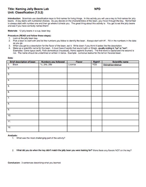 Binomial Nomenclature Worksheet - Printable Word Searches