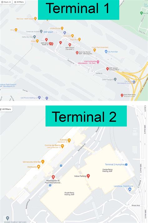 Parking at the Minneapolis-Saint Paul International Airport MSP