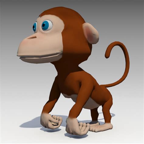 Monkey animations 3D model - TurboSquid 1153174