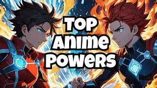 Comparison: Coolest Anime Powers | Doovi