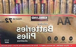 Kirkland Signature AA Alkaline Batteries 72 pk, 2+