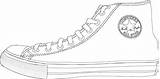 Converse Coloring Pages Sketch Page sketch template