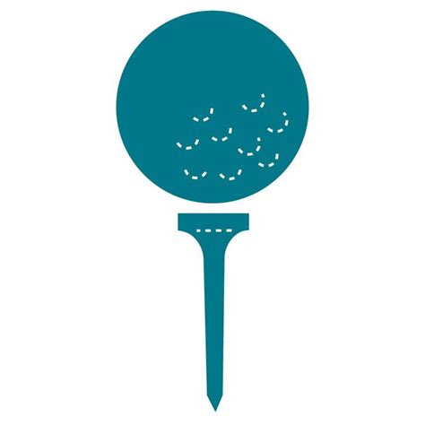 Golf Tee Silhouette | Online drawing, Drawings, Vector graphics