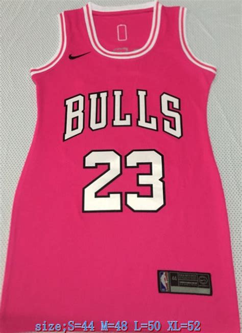 Chicago Bulls Nba Jersey Dress Pink Jersey | Etsy