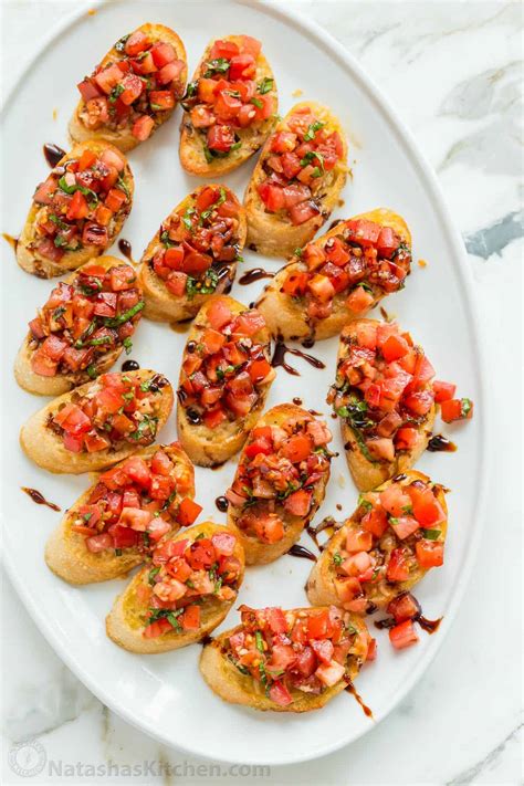 Classic Bruschetta Recipe (VIDEO) - NatashasKitchen.com