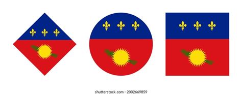 Guadeloupe flag Royalty Free Stock SVG Vector