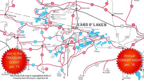 Vilas County Snowmobile Trail Map - Alanna Leontyne