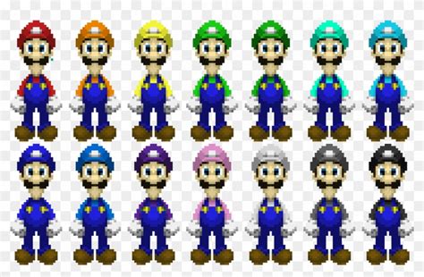 Luigi Colors - Super Smash Bros Ultimate Luigi, HD Png Download ...