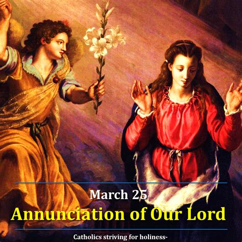 March 25. SOLEMNITY OF THE ANNUNCIATION OF OUR LORD Summary vid + full ...