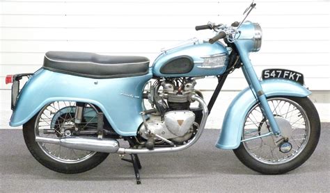 1959 Triumph 350cc T21 'bathtub' motorcycle, good older restoration ...