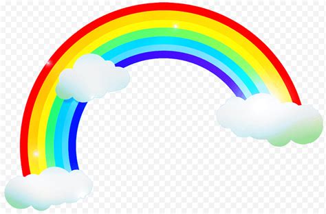 Descarga gratis | Unicornios y Arcoiris, arco iris en las nubes arte ...