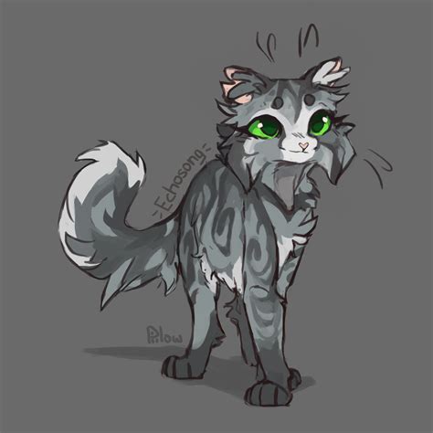 Echosong by GrayPillow on DeviantArt | Warrior cat oc, Warrior cats fan art, Warrior cats art