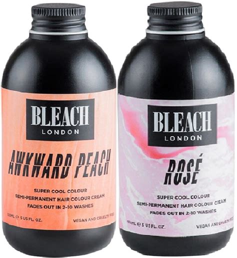 (2 PACK) Bleach London Super Cool Colours Rose x 150ml & Bleach London ...