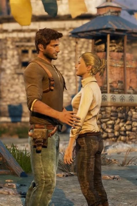 Uncharted 2 Among Thieves Remastered Characters Nathan Drake & Elena Fisher Mission Tree of Life ...