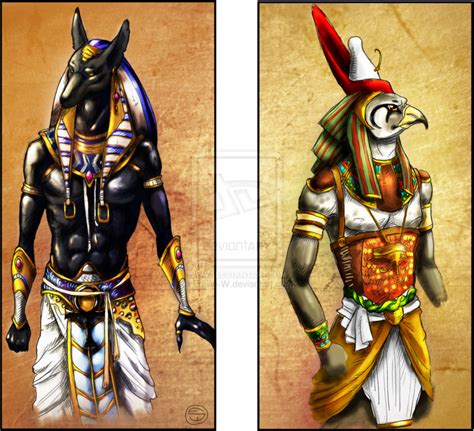 Anubis and Horus by Emilie-W on deviantART | Anubis and horus, Egyptian gods, Anubis