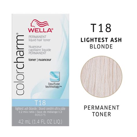 Wella® ColorCharm® T18 Lightest Ash Blonde Toner - 1.42 OZ | Wella color charm, Wella color ...