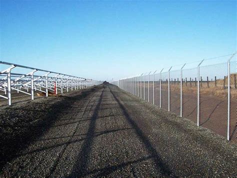 Solar Fence Installation - C & W Construction Specialties