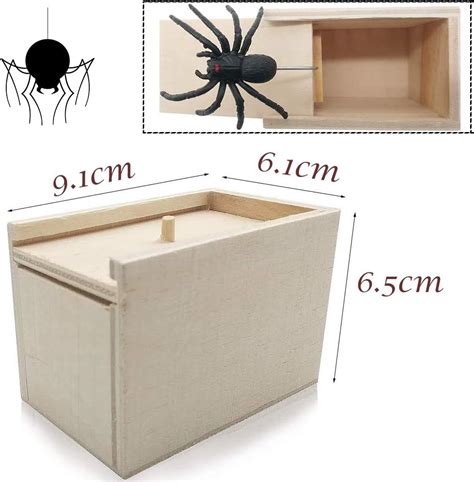 WELLXUNK® Spider Box, 2 Pcs Prank Spider,Spider Joke, Prank Spider Box ...