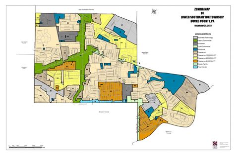 Zoning District Map - Lower Southampton Township