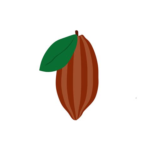 cocoa beans flat design vector illustration 27162960 Vector Art at Vecteezy