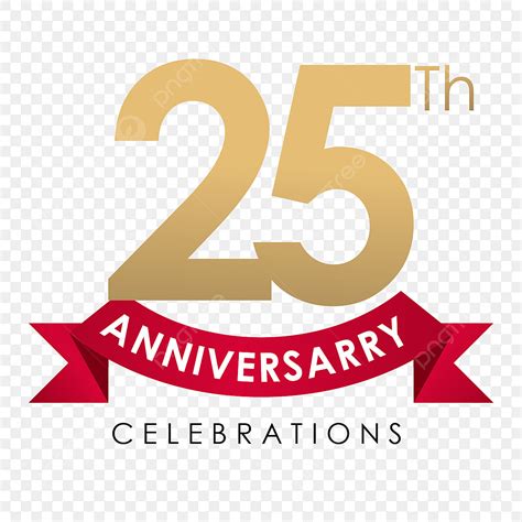 25th Anniversary Clipart Transparent PNG Hd, 25th Anniversary ...