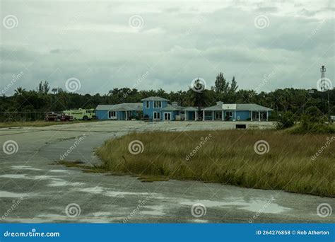 The Airport on South Bimini in the Bahamas Editorial Stock Photo - Image of control, water ...