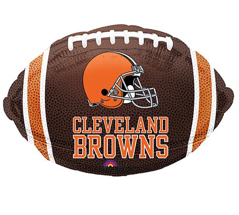 Junior Shape Cleveland Browns NFL Football Team Colors Balloon ...