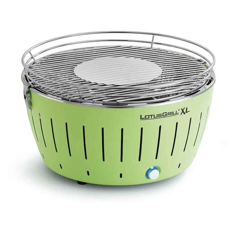 Lotus Grill Xl Bbq In Green With Free Lighter Gel & Charcoal - Lotus Grill | Cuckooland